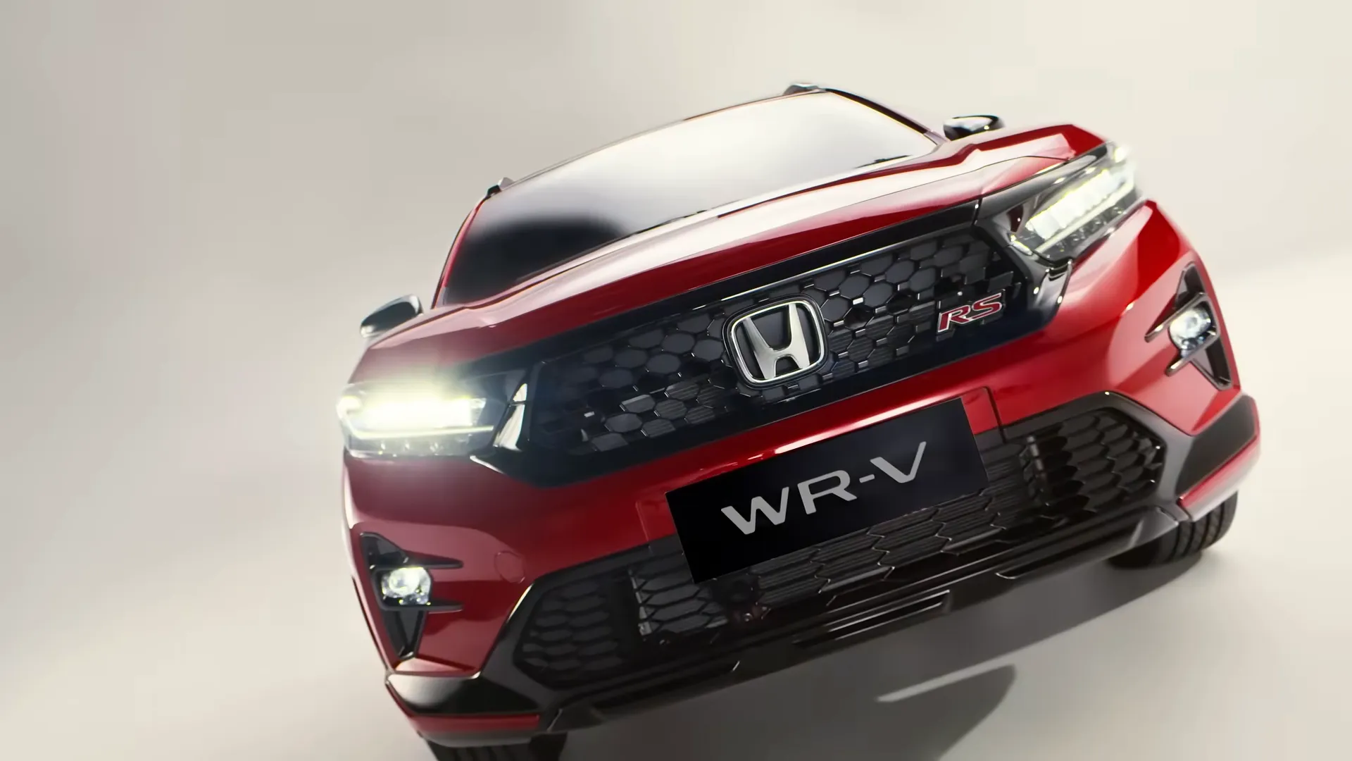 A frame from the Honda Your First four-film platform, on the white cyclorama set