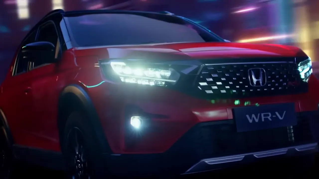 Mid-film frame from the WR-V launch film