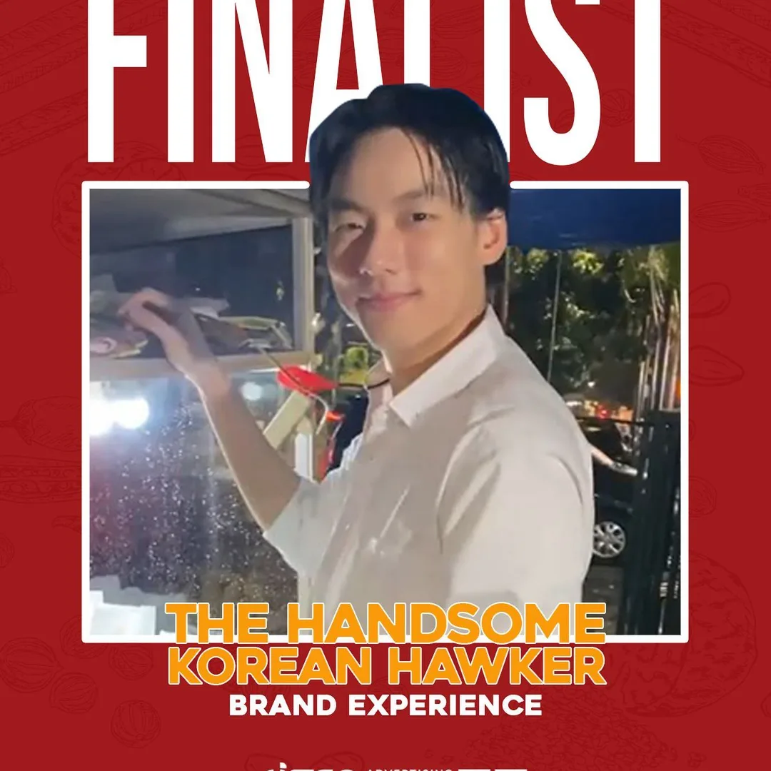 YOU DON’T HAVE TO SPEND BIG TO GET BIG Sasa Tepung Bumbu A Handsome Korean Hawker got a finalist in the Citra Pariwara’s